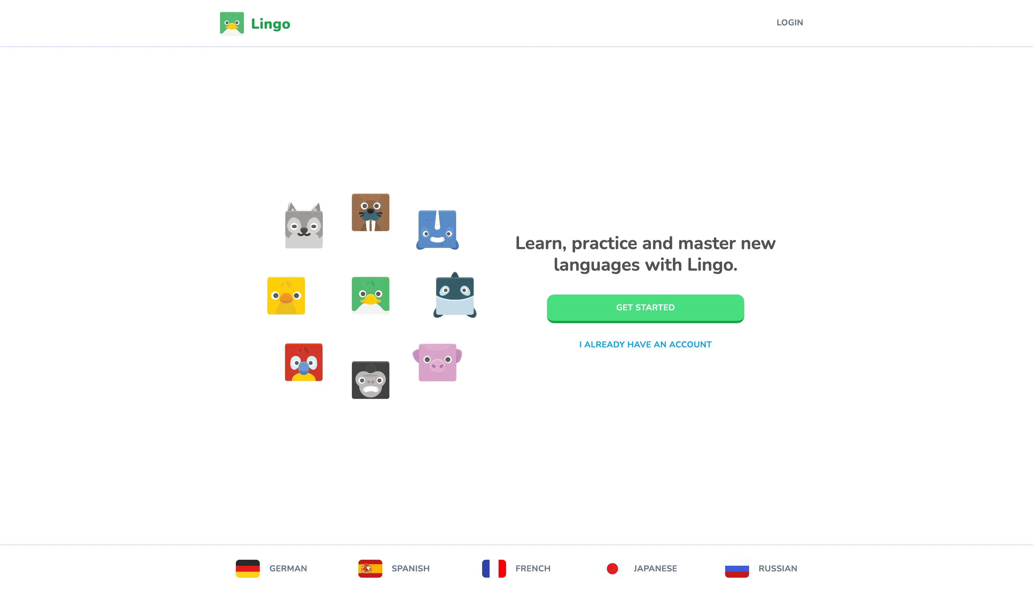 duolingoClone preview